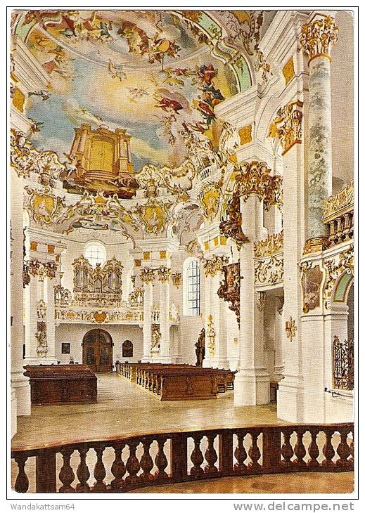 AK 17067 DIE WIES Wallfahrtskirche Des Prämonstratenserklosters Steingaden Erbaut 1746-54 Von Dominikus Zimmermann Blick - Weilheim