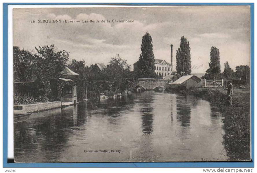 27 - SERQUIGNY --  Les Bords De La Charentonne - Serquigny