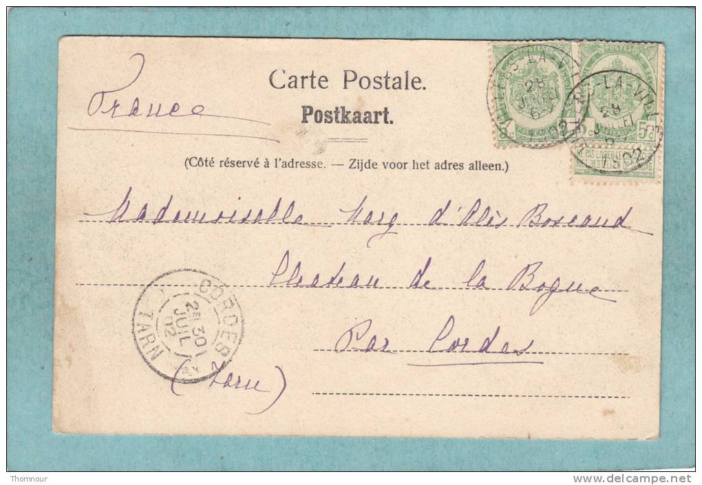 Environs De GENAPPE  - Château De La Hutte à SART-DAMES-AVELINES.1902  -  BELLE CARTE PRECURSEUR  - - Genappe