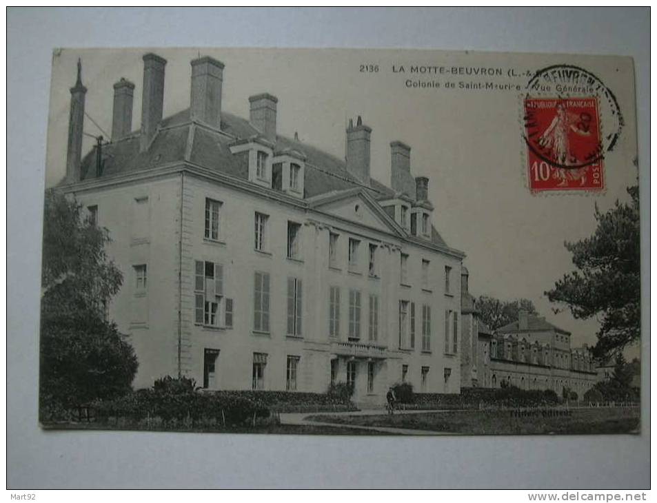 41 LA MOTTE BEUVRON COLONIE DE SAINT MAURICE - Lamotte Beuvron