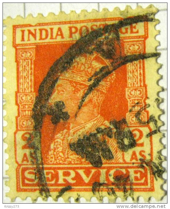 India 1939 King George VI Official 2as - Used - 1936-47 Koning George VI