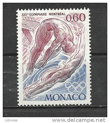 MONACO 1976 - OLYMPIC GAMES 0.60 - USED OBLITERE GESTEMPELT - Sommer 1976: Montreal