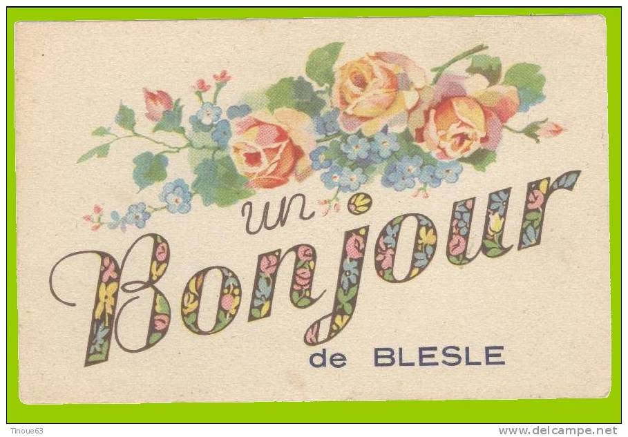 43 - Un BONJOUR De BLESLE - Blesle