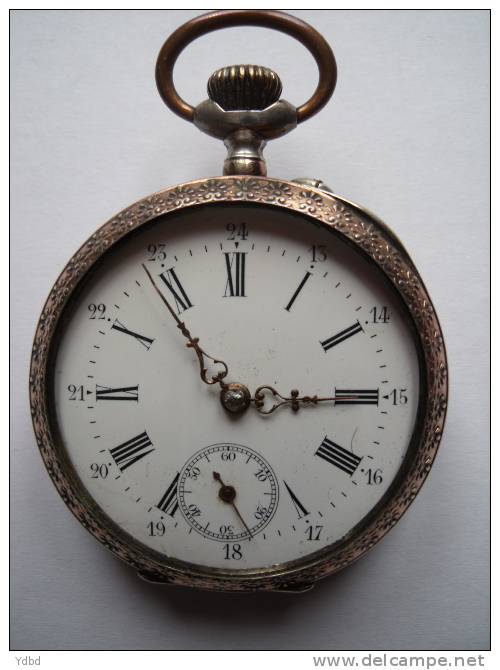 UNE ANCIENNE MONTRE A GOUSSET LE FLEURON - Relojes De Bolsillo