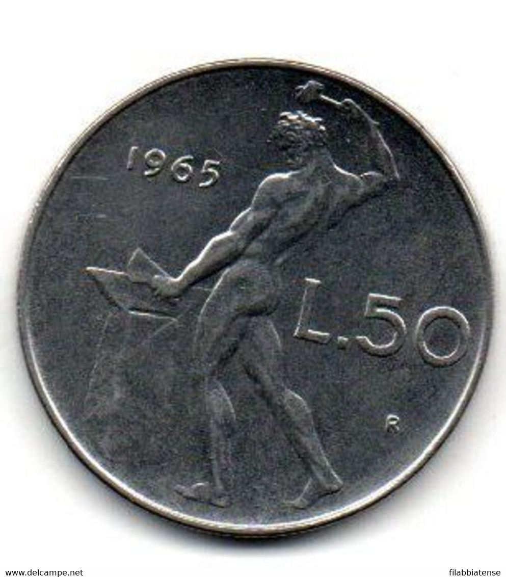 1965 - Italia 50 Lire    ---- - 50 Lire