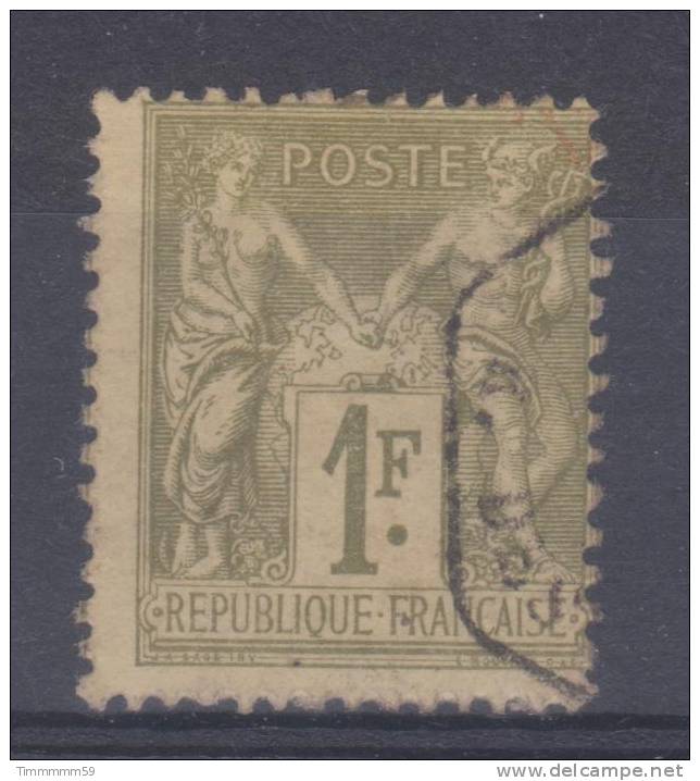 Lot N°15761    N°82, Oblit INTERESSANTE - 1876-1898 Sage (Type II)