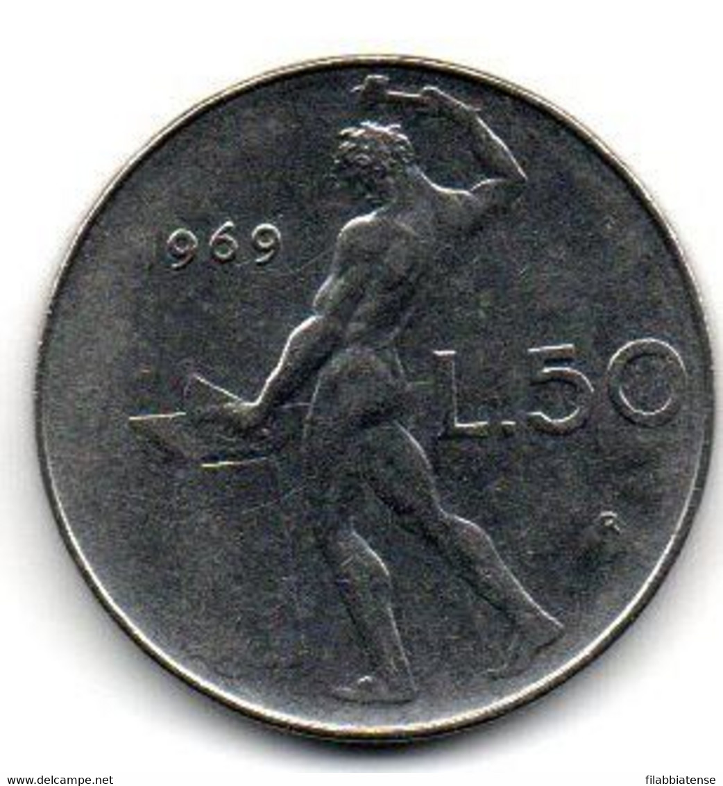 1969 - Italia 50 Lire     ------ - 50 Lire