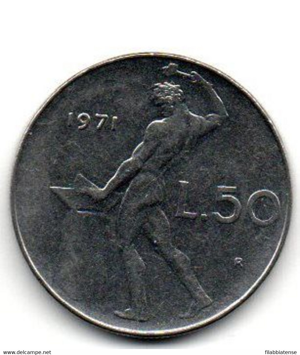 1971 - Italia 50 Lire    ------ - 50 Lire