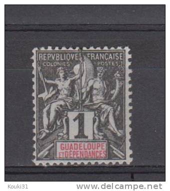 Guadeloupe YT 27 (*) - Unused Stamps