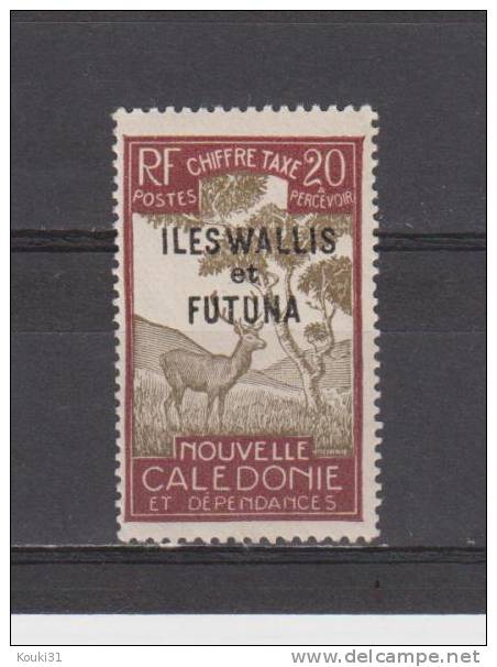 Wallis Et Futuna YT Taxe 16 * : Cerf Et Niaouli - Timbres-taxe