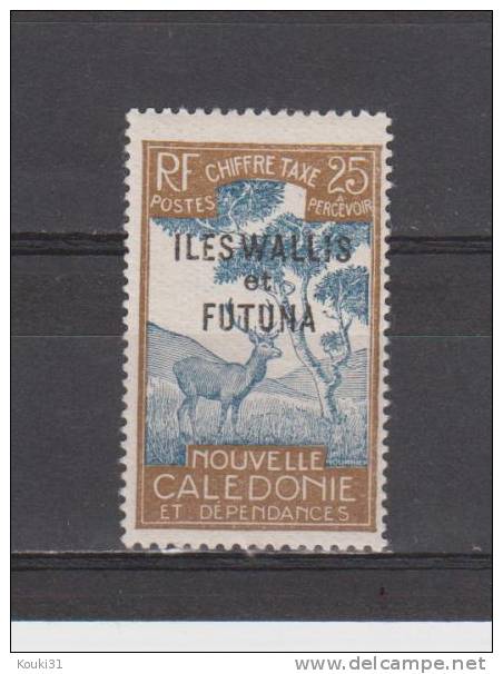 Wallis Et Futuna YT Taxe 17 * : Cerf Et Niaouli - Postage Due