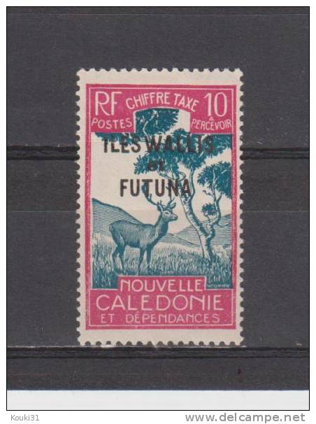 Wallis Et Futuna YT Taxe 14 ** : Cerf Et Niaouli - Timbres-taxe