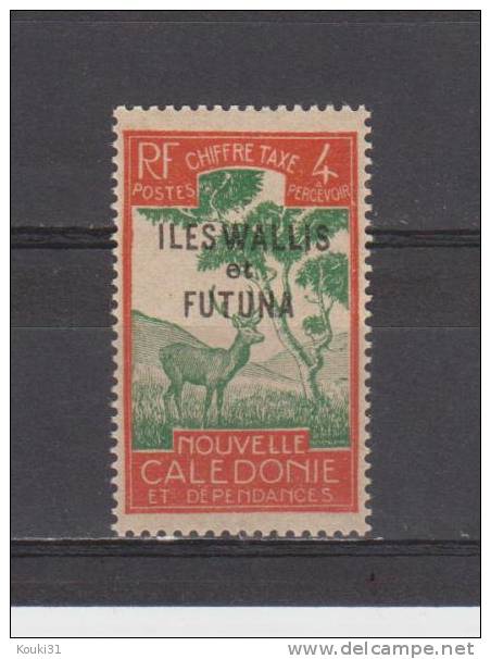 Wallis Et Futuna YT Taxe 12 * : Cerf Et Niaouli - Timbres-taxe