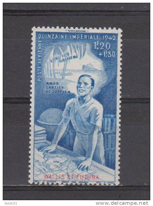 Wallis Et Futuna YT PA 3 * : Quinzaine Impériale - 1942 - Unused Stamps