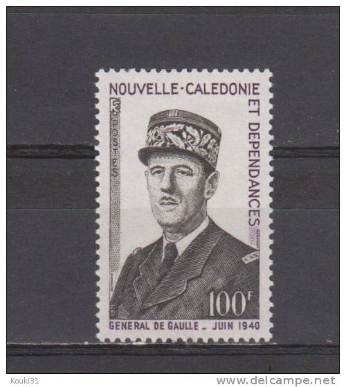 Nouvelle-Calédonie YT 378 ** :  De Gaulle - Neufs