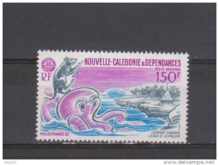 Nouvelle-Calédonie YT PA 224 ** : Philexfrance 82 , Rat , Poulpe - Unused Stamps