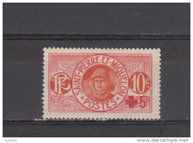 SPM YT 105 * : Pêcheur Et Croix-Rouge - Unused Stamps