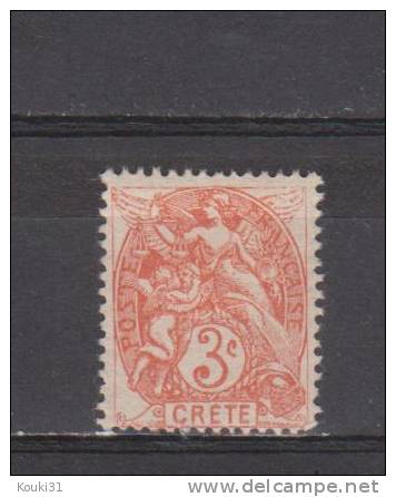 Crète YT 3 * - Unused Stamps