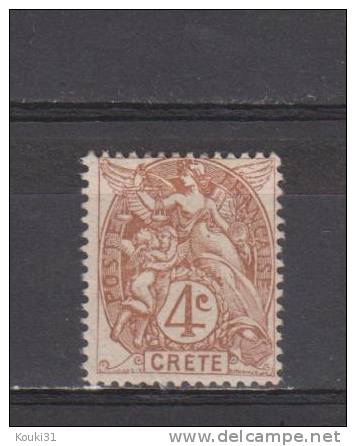 Crète YT 4 * - Unused Stamps
