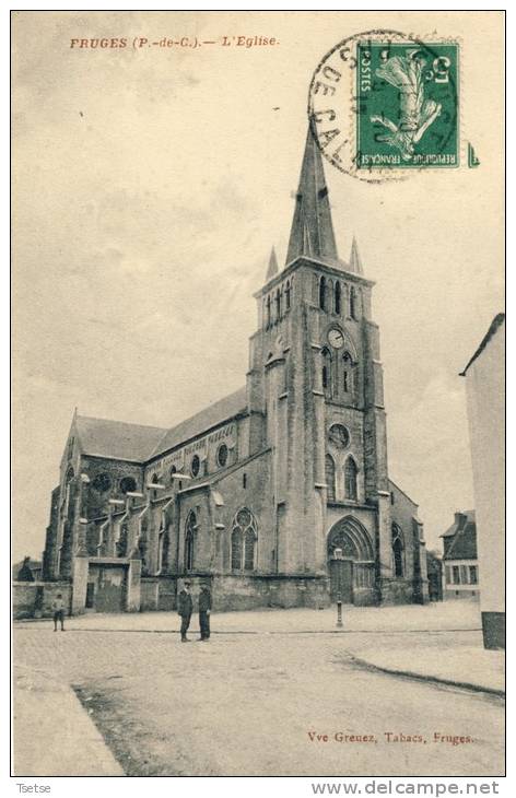 Fruges - L´Eglise -1912 ( Voir Verso ) - Fruges