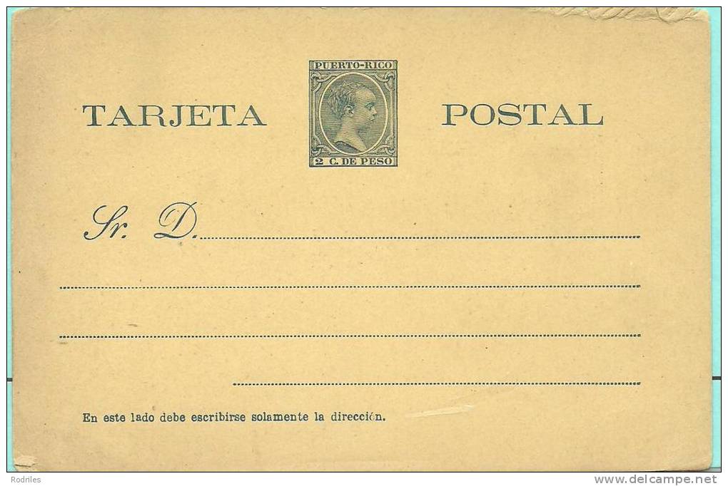 PUERTO RICO. TARJETA POSTAL - Porto Rico