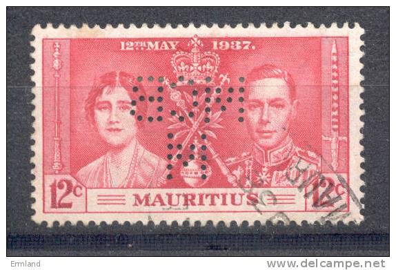 Mauritius 1937 - Michel Nr. 201 O - Mauricio (...-1967)