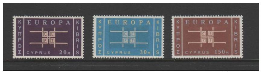 CYPRUS...MH...1963...CAT VAL =141.00 - Unused Stamps