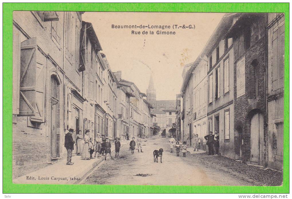 BEAUMONT DE LOMAGNE - Rue De La Gimone - Beaumont De Lomagne