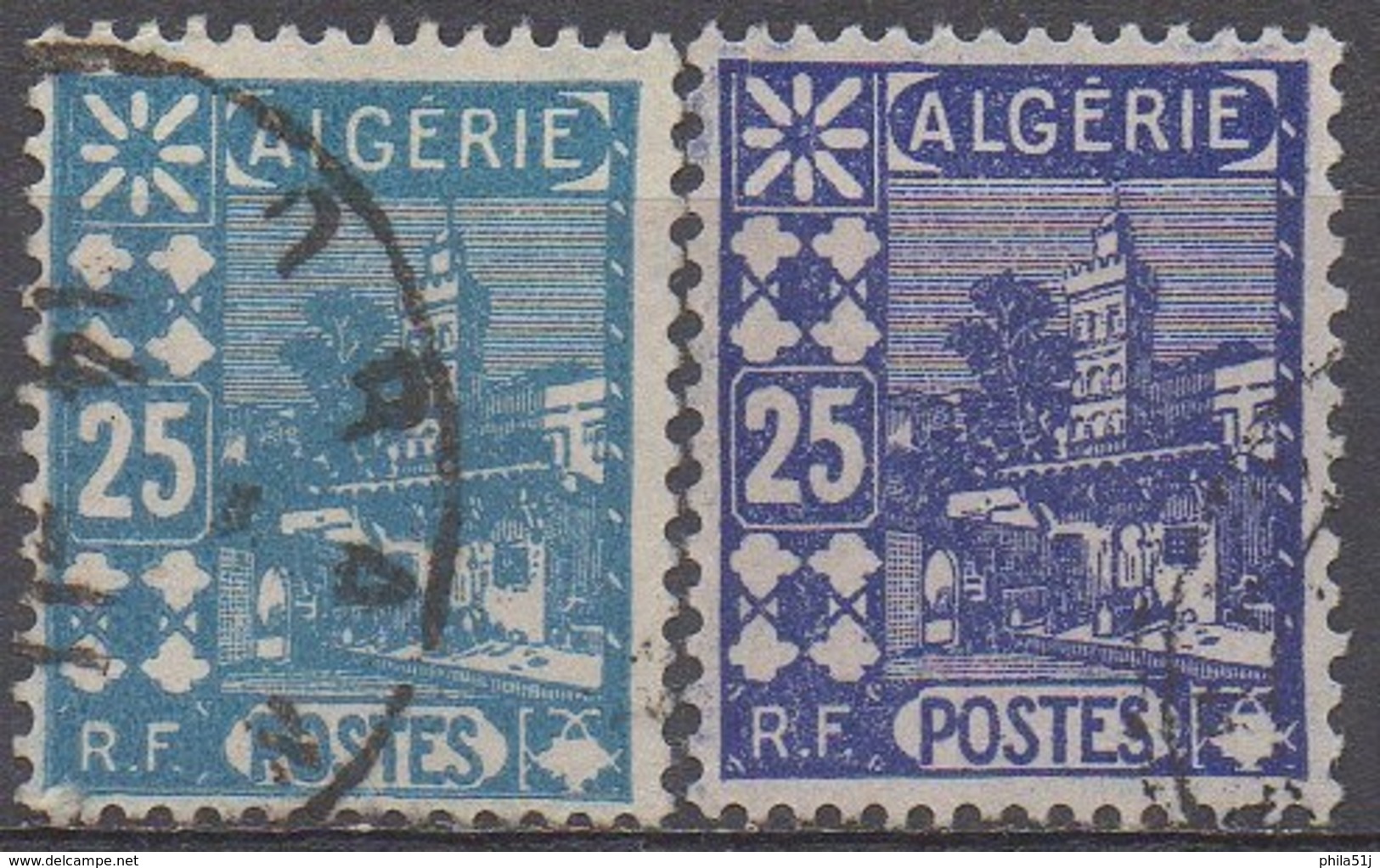 ALGERIE   N°78__OBL VOIR SCAN __2Nuances - Algeria (1962-...)