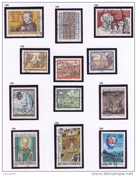 Österreich / Austria 1984 : Jahrgang / Year Set * - Full Years