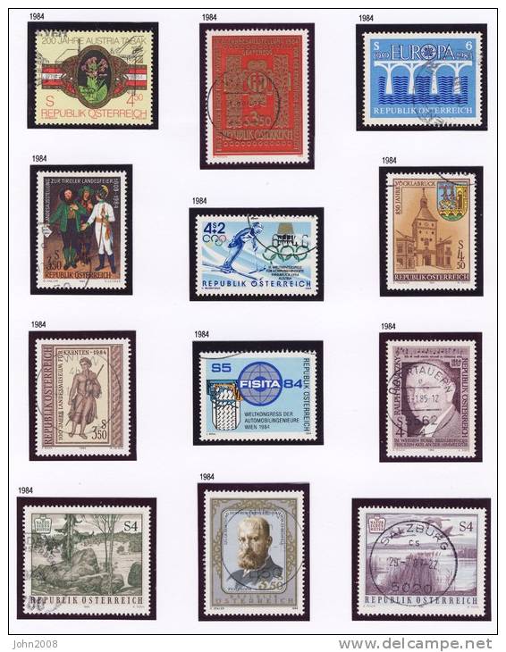 Österreich / Austria 1984 : Jahrgang / Year Set * - Annate Complete