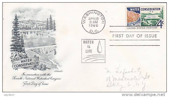 FDC Water Conservation - 1960 - 1951-1960