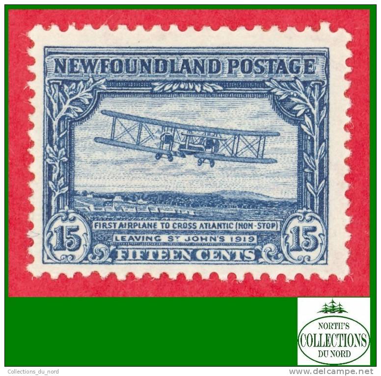 Canada Newfoundland # 170 Scott - Unitrade - Mint - 15 Cents - 1st Nonstop T.A. Flight - Dated 1929-31 - 1908-1947