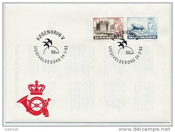 DENMARK 1983 Nordic Countries: Tourism FDC.  Michel 772-73 - FDC