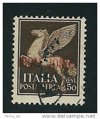 Greece 1941 Italian Occupation - Posta Aerea - Isole Jonie Overprint - 50 Cent VF Used V11554 - Ionian Islands