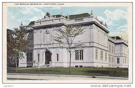 The Morgan Memorial, Hartford, Connecticut - Postmarked - BETTER HOMES EXPOSITION APRIL 2-14 HARTFORD - 1923 - Hartford