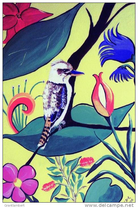 Kookaburra In The Gum Tress, Artist's Impression Unused - Andere & Zonder Classificatie