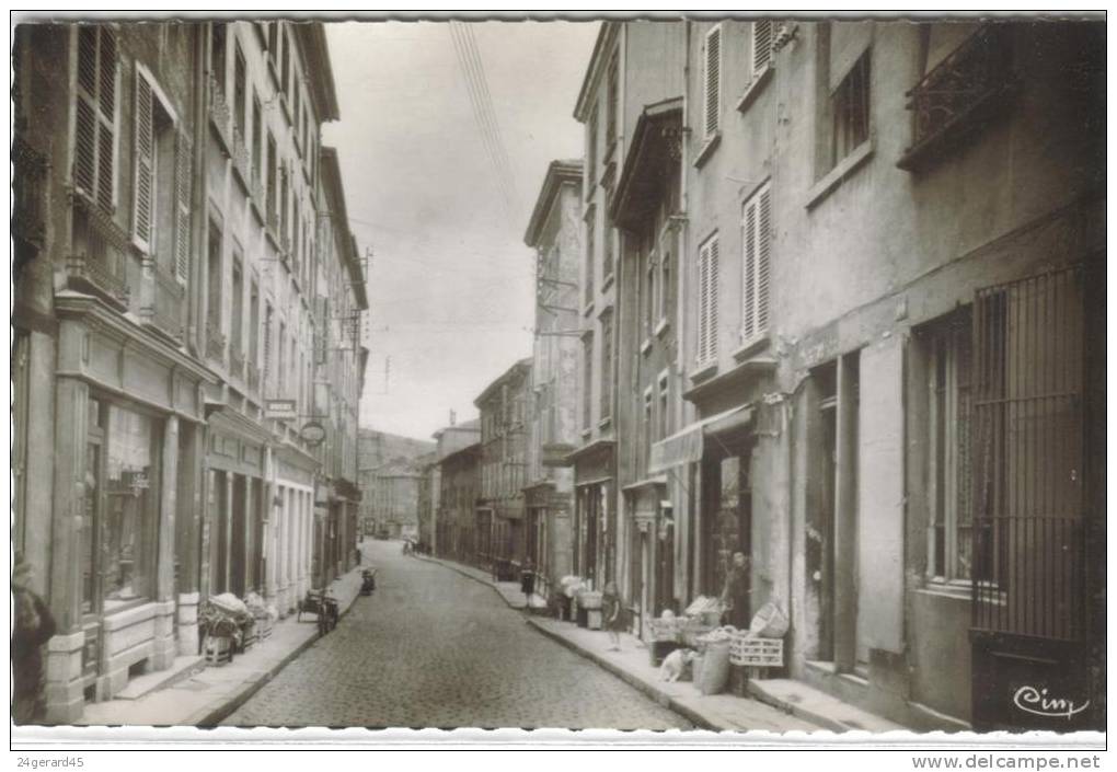 CPSM THIZY (Rhone) - Rue De Vaise - Thizy