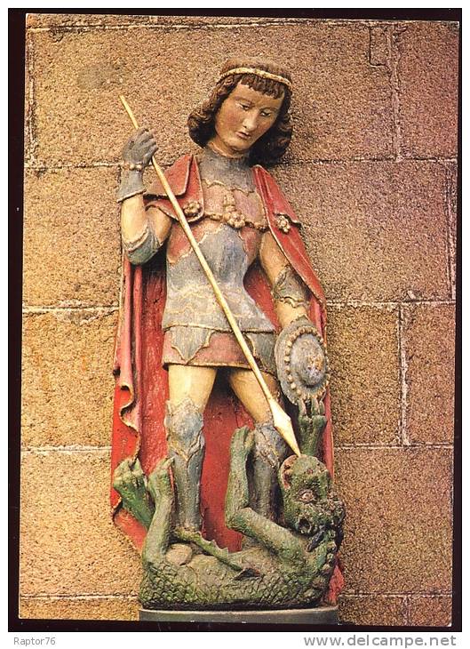 CPM Neuve SAINT MICHEL EN GREVE  Statue De Saint Michel - Saint-Michel-en-Grève