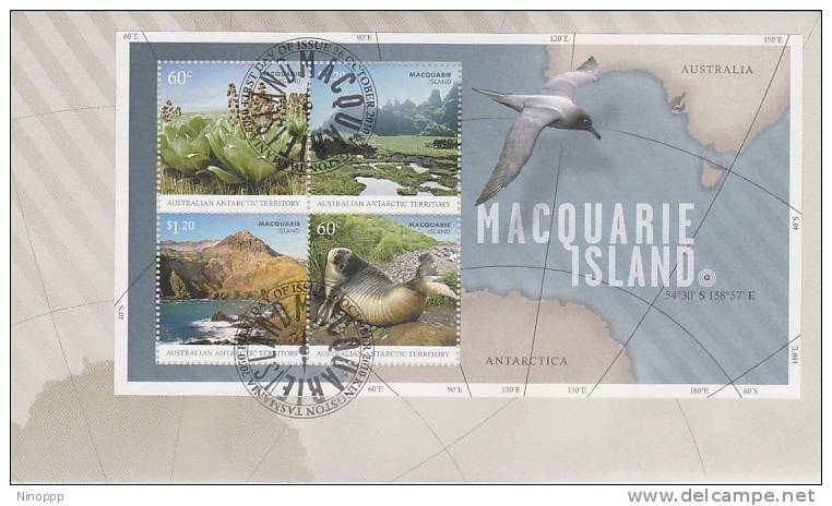 Australian Antarctic-2010 Macquarie Island MS FDC - Other & Unclassified