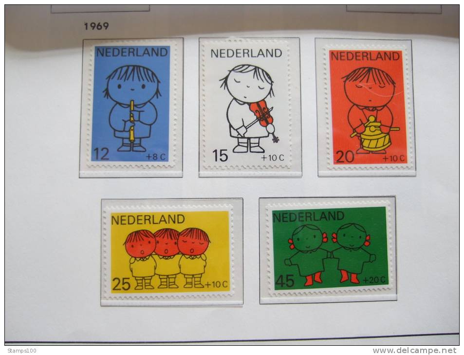 NETHERLANDS  1969  NVPH  932/936       MNH **   (Q60-005) - Ungebraucht