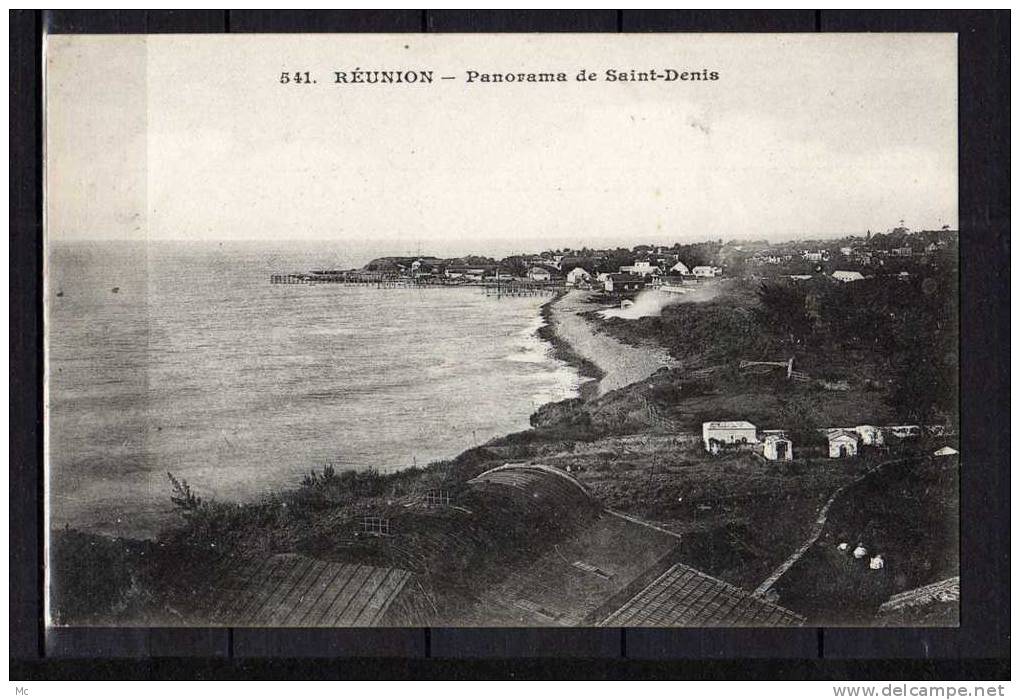 Réunion - Panorama De Saint-Denis - Messageries Maritimes - Reunion
