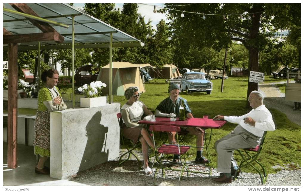 CAMPING-PARADIES WASSER....CPSM PETIT FORMAT   ANIMEE - Other & Unclassified