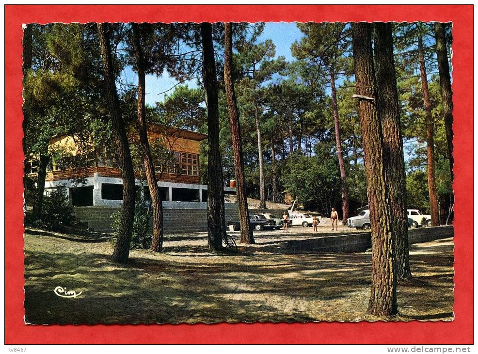 * CARCANS MAUBUISSON-Village De Vacances Et "Camping Du Docteur Dartigues", "Au Galant Ecureuil"-1973(Automobiles) - Carcans