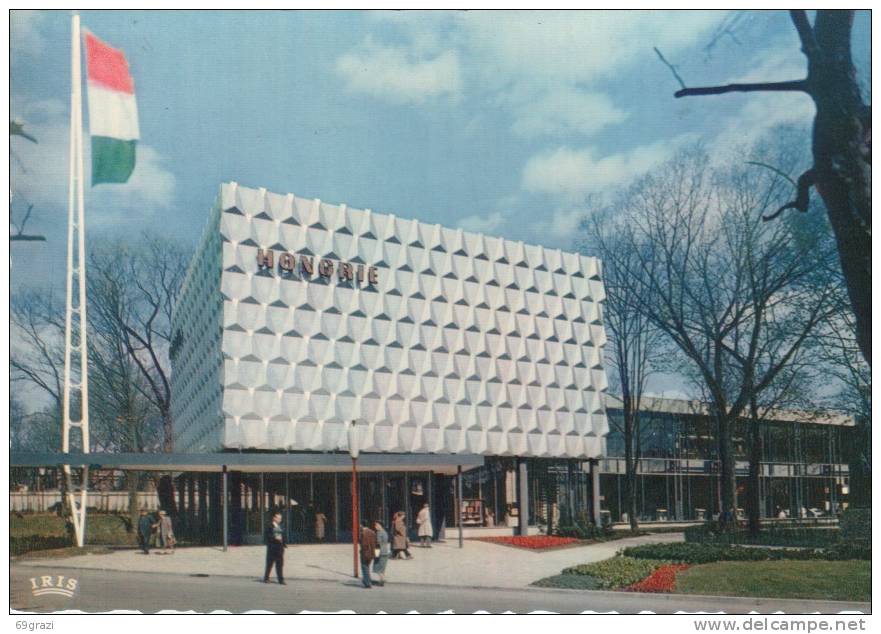 Bruxelles Expo Universelle 1958  Pavillon De La Hongrie - Universal Exhibitions