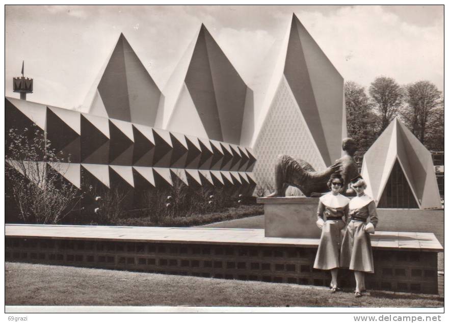 Bruxelles Expo Universelle 1958  Pavillon De La Grande Bretagne - Universal Exhibitions