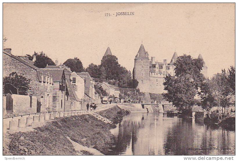 18711 Josselin, 373 éd Laurent Nel; Canal Chateau - Josselin