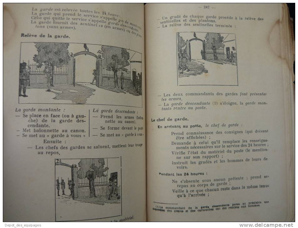 RARE MANUEL  INSTRUCTION MILITAIRE   1938   -  336 Pages  - à Voir ......... - 1939-45