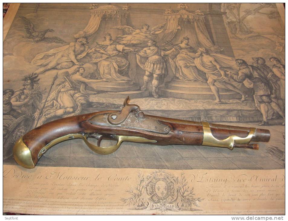 Pistolet De Cavalerie 1775 ( Mod 1763-1766 ). - Armes Neutralisées