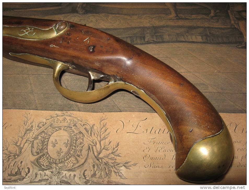 Pistolet De Cavalerie 1775 ( Mod 1763-1766 ). - Armes Neutralisées